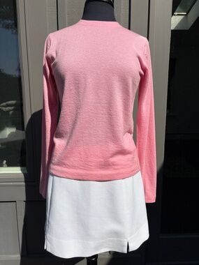 Mai Cashmere Long Sleeve Crew Neck Lightweight Sweater